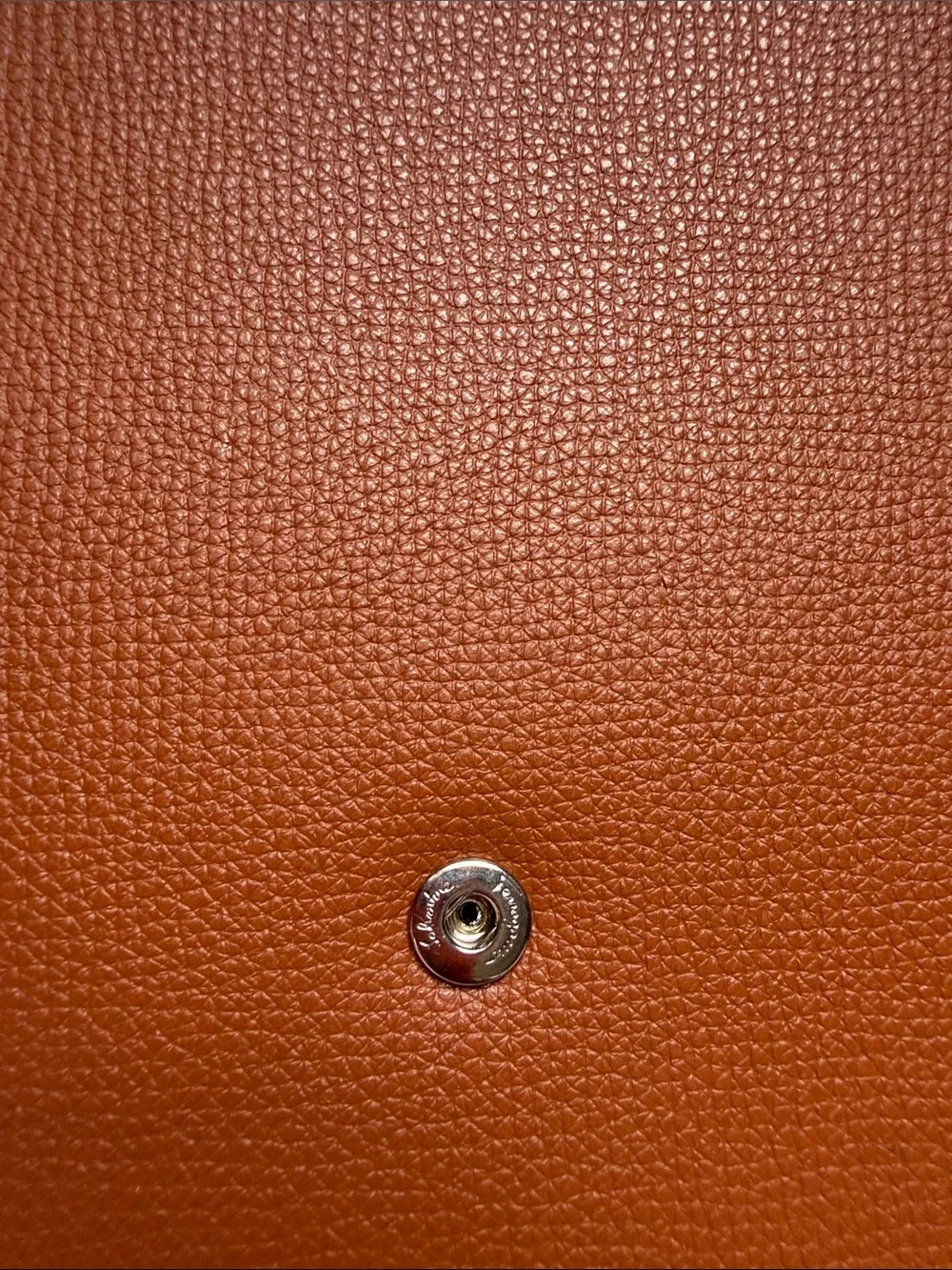 Salvatore Ferragamo Leather Envelope Clutch